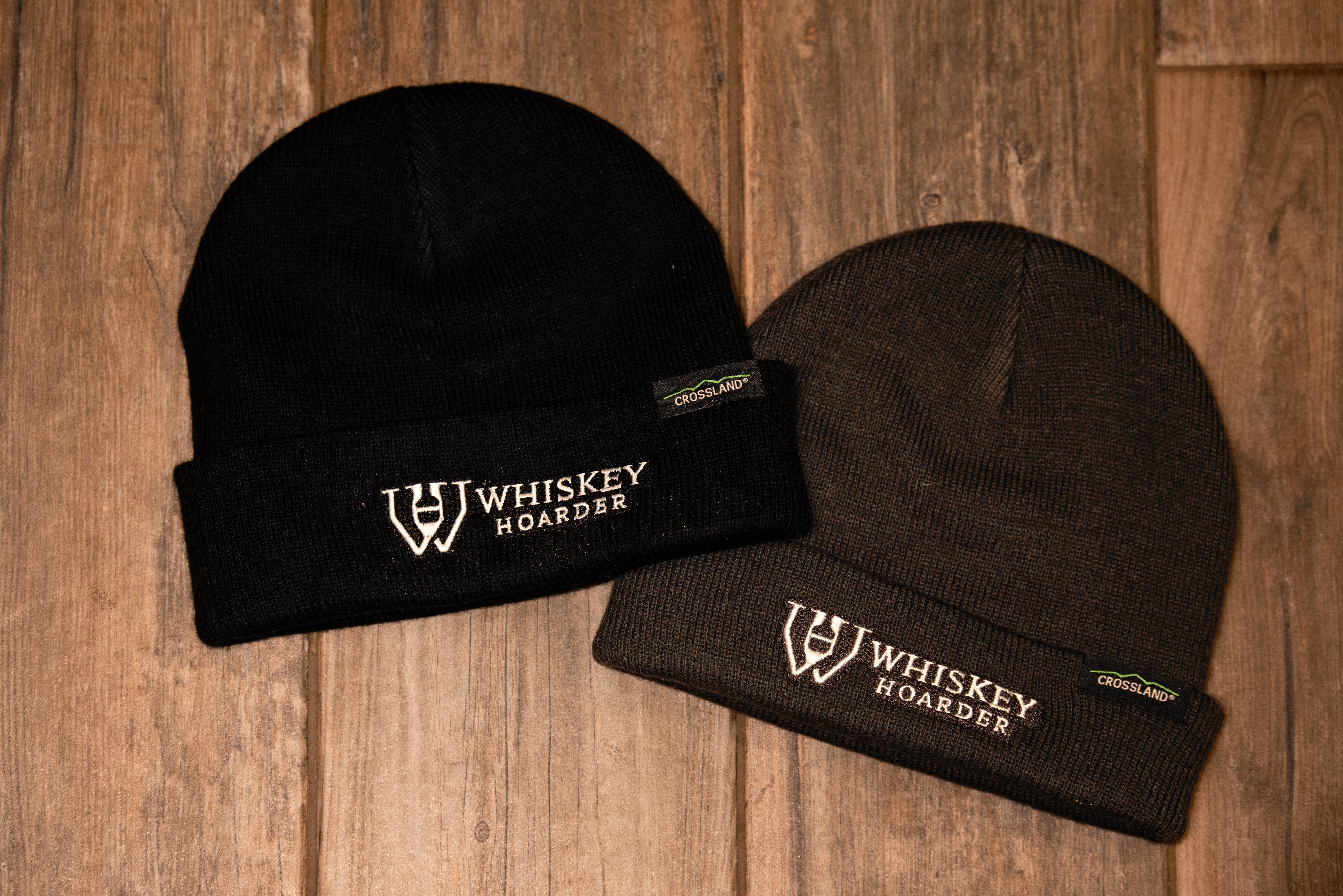 Gray Beanie Embroidered